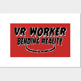 Virtual Reality Worker Posters and Art